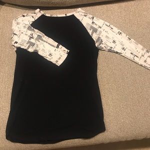 Lularoe baseball tee